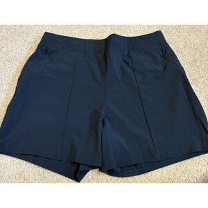 Columbia Shorts Men Large Black PFG Cargo Omni-Shade Nylon Fishing Boating
